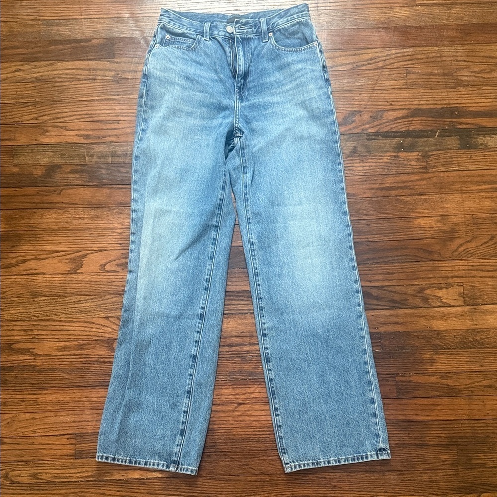 Uniqlo Women's High Rise Jeans - Light Blue - Picture 3 of 11